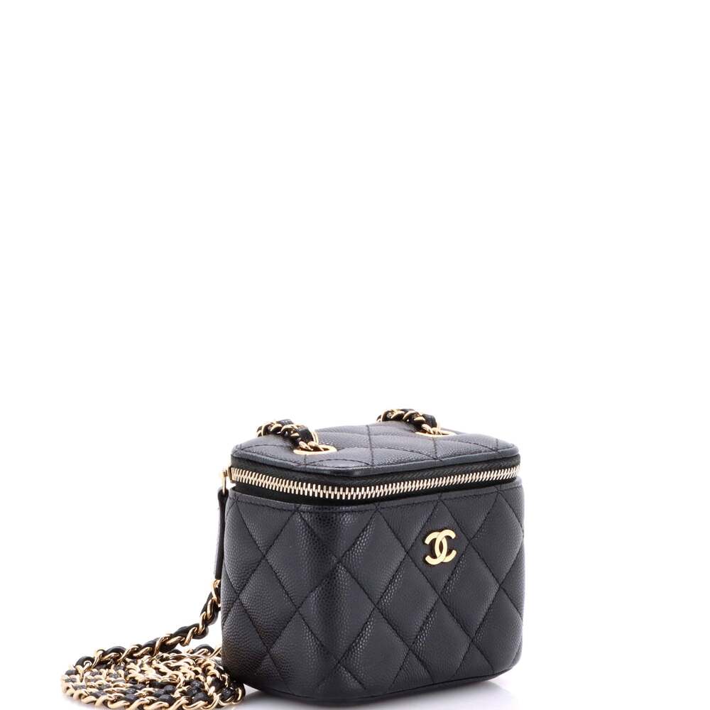 Chanel Classic Vanity Case With Chain #220661C32B - Picture 2 of 8